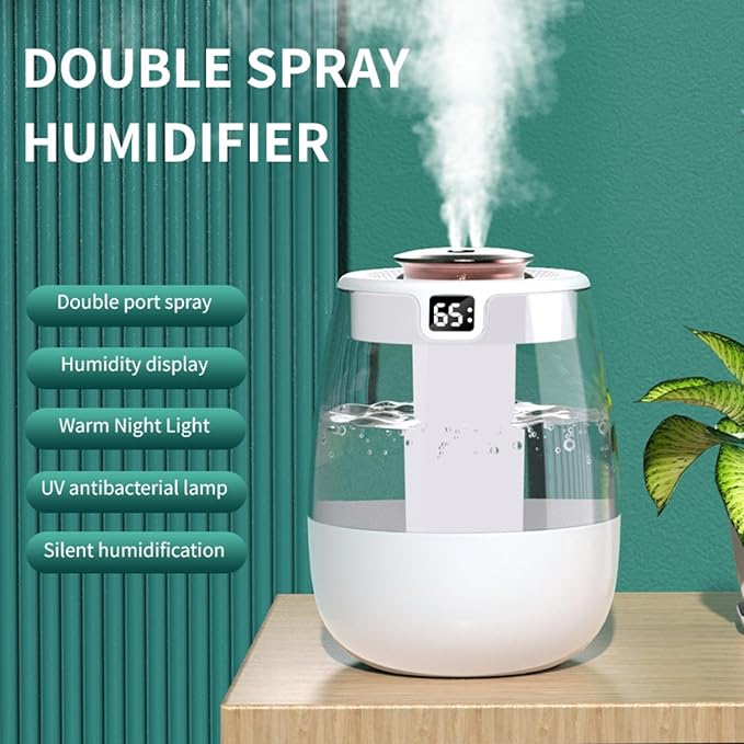 Humidifier for Bedroom, 1.8L Cool Mist Humidifier - Image 2