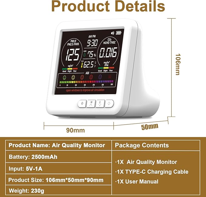Professional Indoor Air Quality Monitor - Image 7