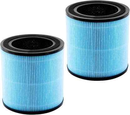 2 Pcs Replacement Filters, 4 in 1 True Filters High Efficiency Activated Carbon by BOXOB