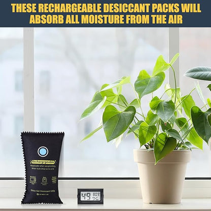 8 Pcs 500 Grams Rechargeable Silica Gel Desiccant Packets - Image 4