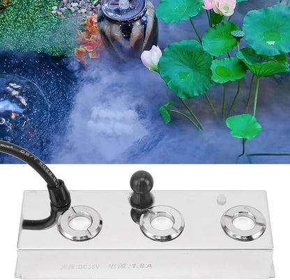 Mist Maker Fogger, 3 Ultrasonic Mist Maker, Stainless Steel Fog Machine - Image 8