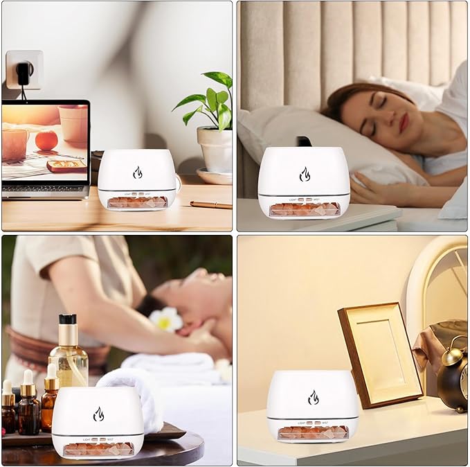 Diffuser Ultrasonic, Salt Rock Perfume Oil Diffuser - Image 4