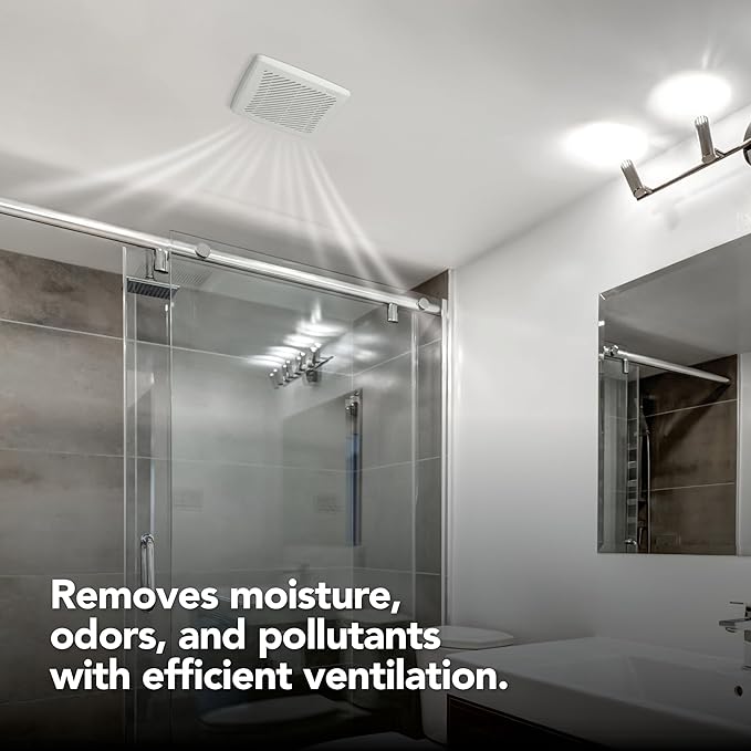 Broan-Nutone® Bathroom Exhaust Fan, 50 CFM Modern Grille, Energy Star Fan - Image 7