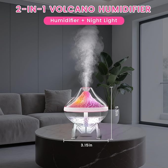 Small Humidifiers for Bedroom Cool Mist Ultrasonic, Baby Humidifier - Image 2