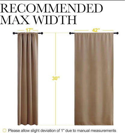 NICETOWN 2 Panels Blackout Curtains, Rod Pocket Thermal Insulated Drapes - Image 6