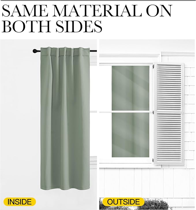 NICETOWM Window Treatment Curtain Panels - Image 6