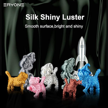 ERYONE Silk PLA Filament for 3D Printer 1.75mm +/- 0.03mm, 2KG Cardboard Spool - Image 3