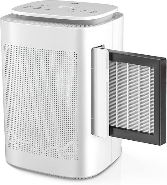 Dehumidifier and Air Purifier Combo, HEPA H13 Filter and Negative Air Ion by THECOSKY