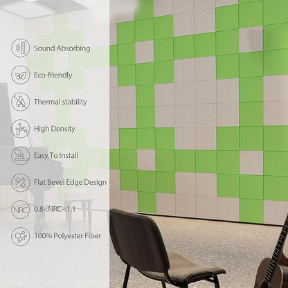 12 Pack Acoustic Panels Self Adhesive Sound Proof Foam, High Density Sound - Image 5