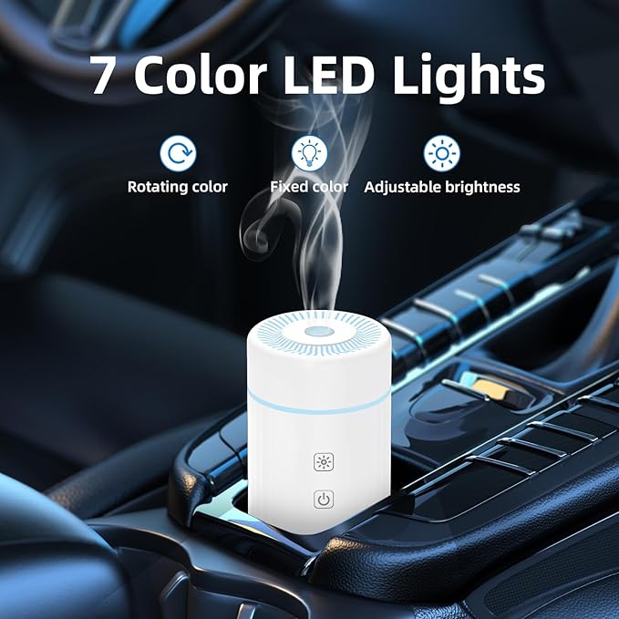 100ML Car Essential Oil Diffuser, Rechargeable Battery Powered, Cordless - Image 6