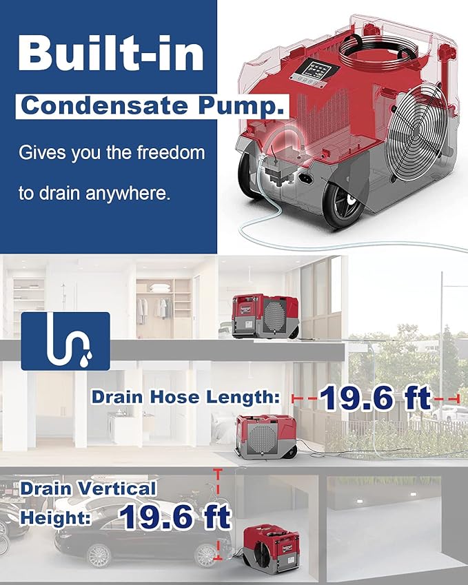 ALORAIR Smart WiFi 264 PPD LGR Commercial Dehumidifier - Image 7