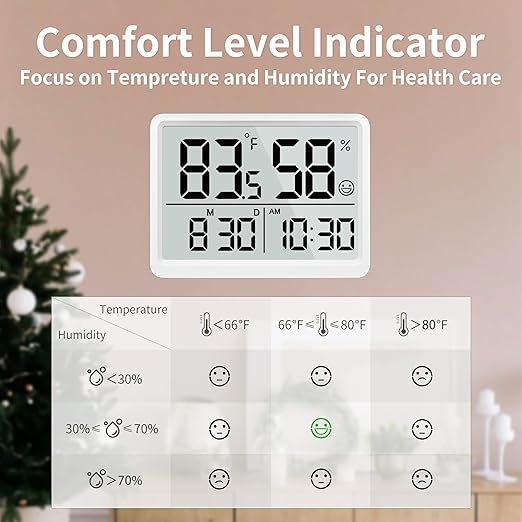 DOOMAY Room Thermometer Indoor - Image 3