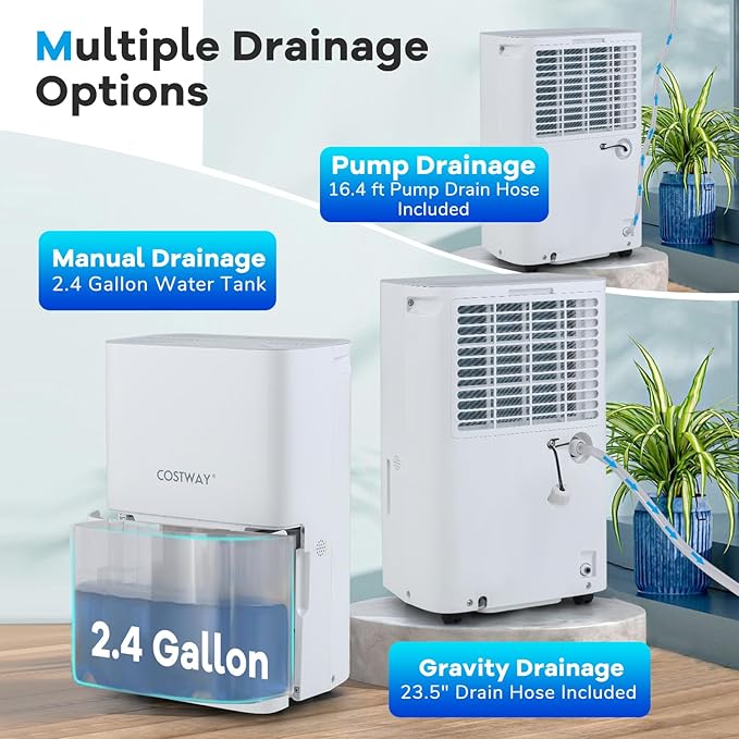 COSTWAY 150 Pints Dehumidifier - Image 4