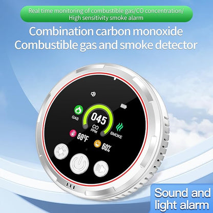 5-in-1 Ring Plug in Natural Gas & Smoke & Carbon Monoxide Detectors Combination - Image 3
