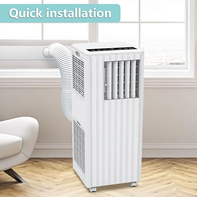 8, 000 BTU Portable Air Conditioner – 3-in-1 Cooling, Dehumidifier & Fan - Image 4
