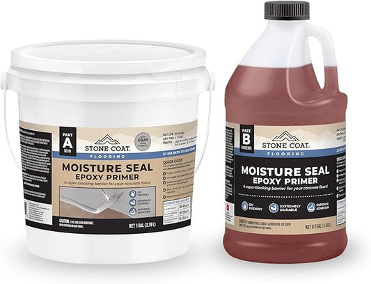 Stone Coat Countertops Moisture Seal Epoxy Primer Kit – Vapor Blocker by StoneCoatCountertops