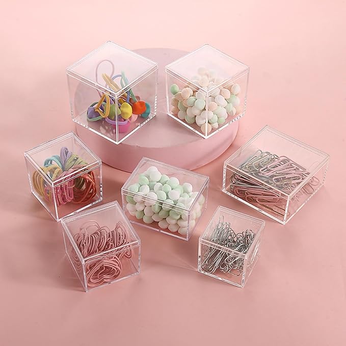 Acrylic Box 2Packs Clear Boxes - Image 3