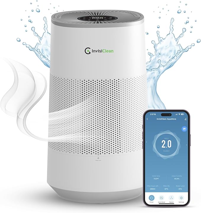 Air Purifier and Humidifier Combo All in One by InvisiClean