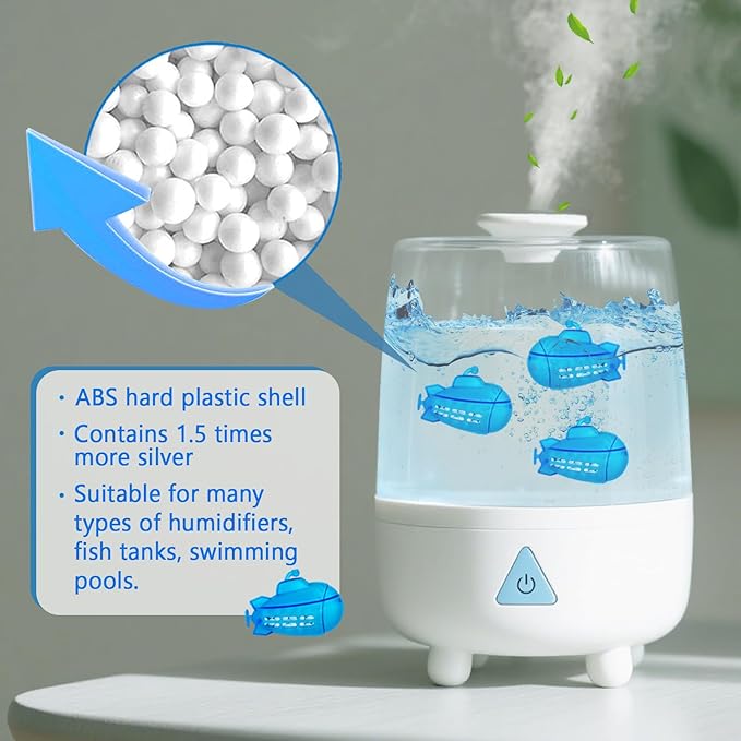 Humidifier Cleaner Fish 9Pcs, Demineralization Cleaning Ball - Image 5