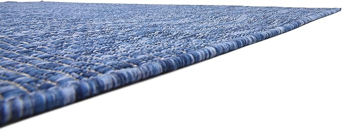 Unique Loom Collection Casual Transitional Solid Heathered Indoor/Outdoor - Image 9