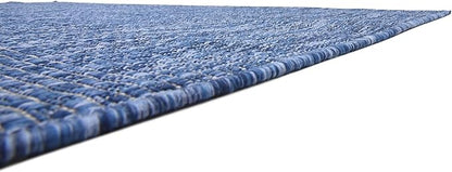Unique Loom Collection Casual Transitional Solid Heathered Indoor/Outdoor - Image 9