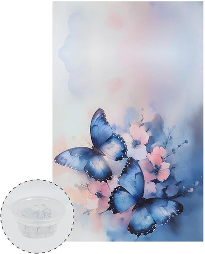 Butterfly Floral Slip Cover for Recliners Non-slip Headrest Sofa Protector Wear - Image 2