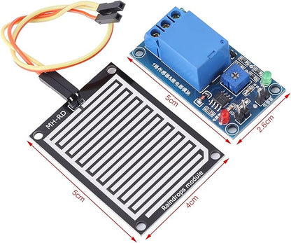 Rain Sensor Relay, 12V Raindrops Controller Module - Image 3