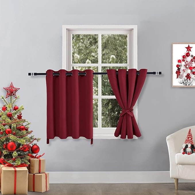 Hiasan RV Blackout Curtains for Bedroom, 52 x 30 Inches Long - Image 2