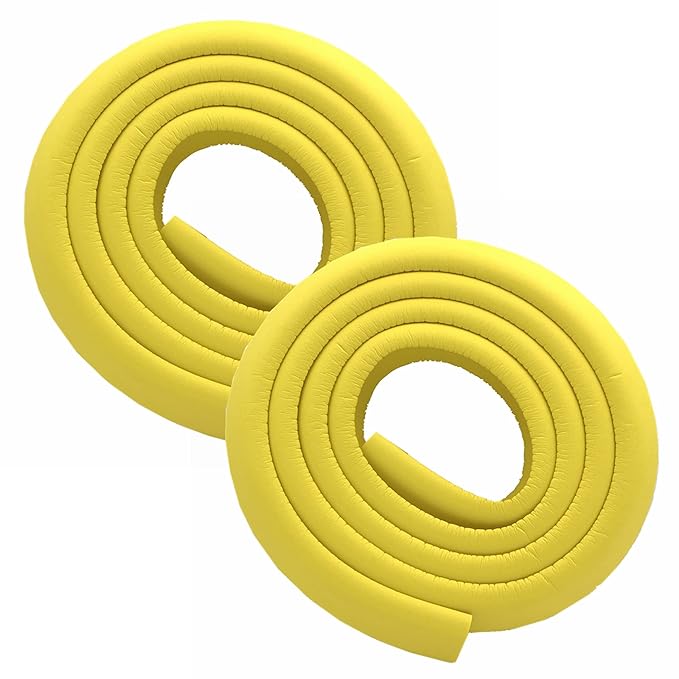 M2cbridge L Shape Extra Thick Furniture Table Edge Protectors Foam 6.5 Ft) by M2cbridge