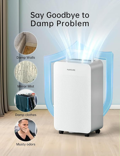 HUMSURE 4500 Sq. Ft 80 Pints Dehumidifier Equipped - Image 8