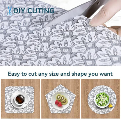 12" W x 120" L Floral Drawer and Shelf Liner - Image 4