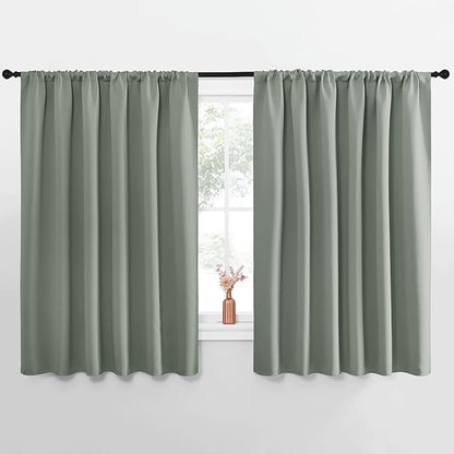 NICETOWN Blackout Curtains for Bedroom, 1 Pair, 70 by 63-inch, Window Treatment by NICETOWN