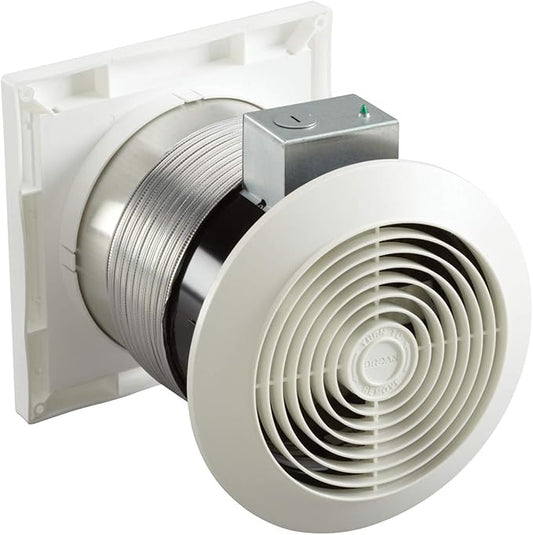 Broan-NuTone 512M Through-the-Wall Ventilation Fan White Cover, 6-Inch 70 CFM by Broan-NuTone