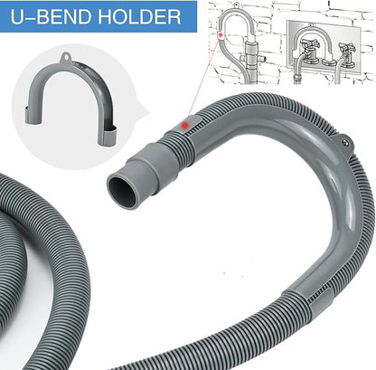 5ft Washing Machine Drain Hose Extension Kit, Universal 7PCS Set - Image 4