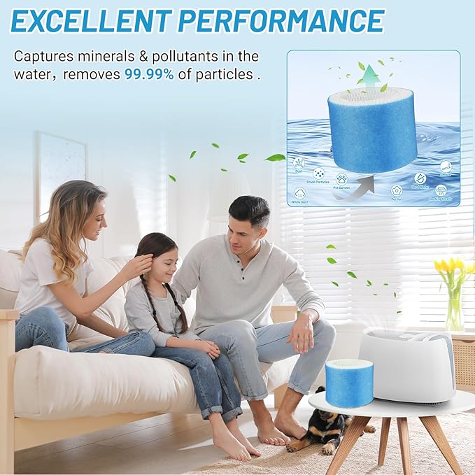 Lemige 6 Pack Upgraded HAC-504 Humidifier Filters - Image 3