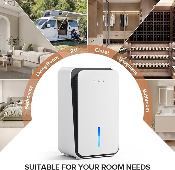Dehumidifier for Home, 1000 sq.ft Dehumidifier - Image 9