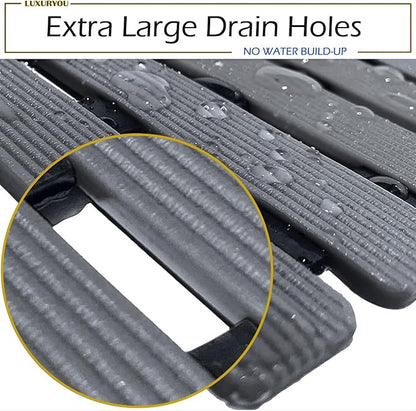 Non Slip Bathtub Mat | Double-Layered Shower Floor Mat - Image 3