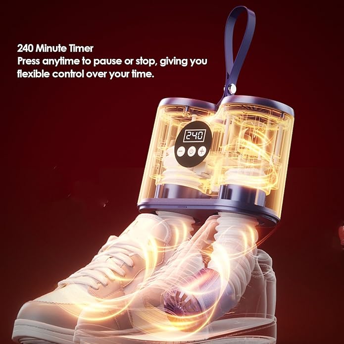 Diydeg Shoe Dryer, Portable Fast Drying - Image 3
