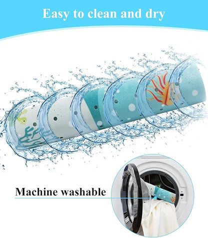 Bath Mat for Tub Non Slip, Machine Washable Anti-Slip Cartoon Baby Bathtub - Image 5