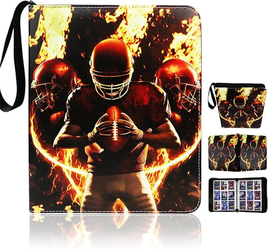 Football Card Binder, 2025 Sports Trading Card by PEPOYO+AI