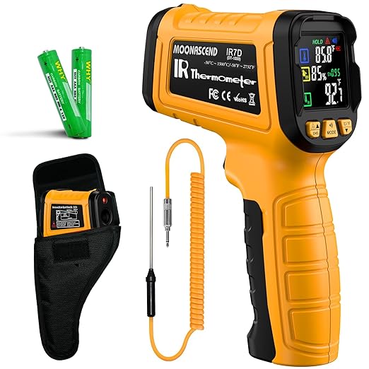 Infrared Thermometer Gun -58°F to 2732°F, IR Temperature Gun - Image 8