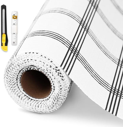 Drawer and Shelf Liner for Kitchen Cabinet, Non-Adhesive Cabinet Liner 12in x by GTJ