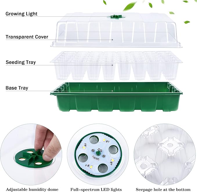 3 Pack Seed Starter Tray Kit - Image 4