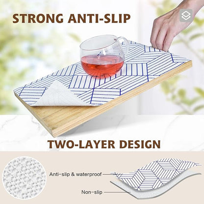 Shelf Liners for Kitchen Cabinets 12in x 20FT, Non Adhesive Cabinet Liner - Image 2