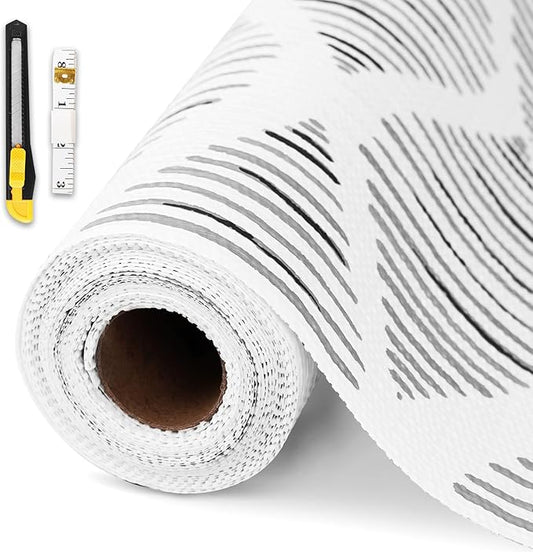 GTJ Drawer and Shelf Liner for Kitchen Cabinet, 17.5IN x 10FT Non-Adhesive by GTJ