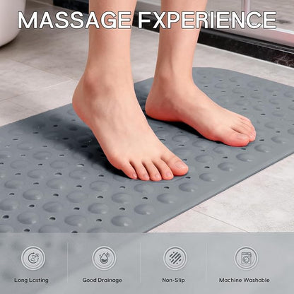 Anti-Slip Bathtub Shower mat, 39.3×15.7 inch（Approximately 100 × 40cm） Soft - Image 5