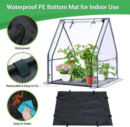 Mini Greenhouse for Indoor Outdoor: Ohuhu Portable Green House - Image 4