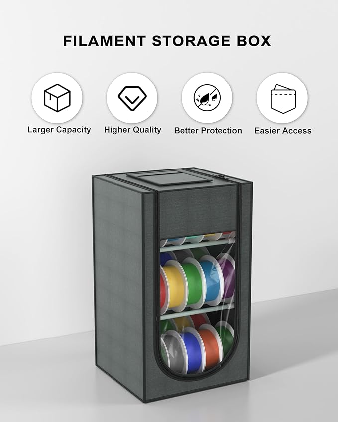 3D Printer Filament Storage Box, 30-Roll 3D Printer Filament Storage, Hard - Image 7