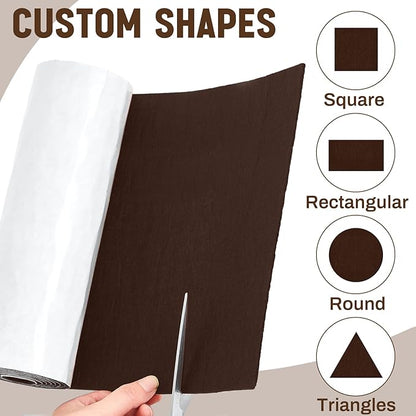 Large Felt Furniture Pads 12 x 60 Inch Non Slip Self Adhesive Heavy Duty - Image 4