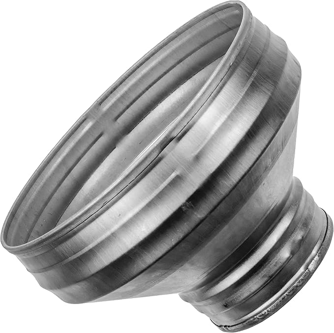 Vent Systems 8" to 4" Inch Duct Reducer Adapter – Galvanized Steel HVAC - Image 8